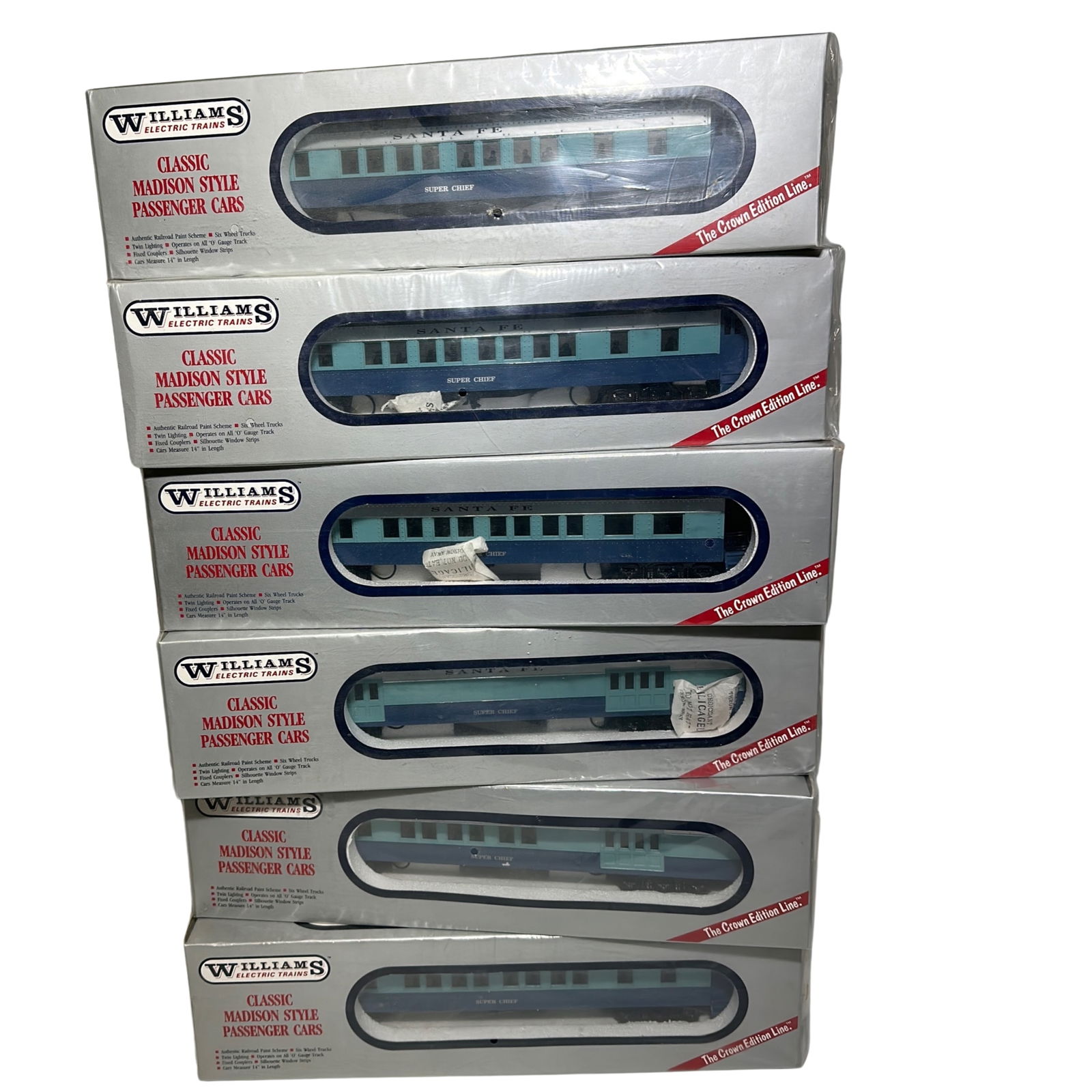 6 Williams Santa Fe Super Chief Passenger Cars (1 of 4)