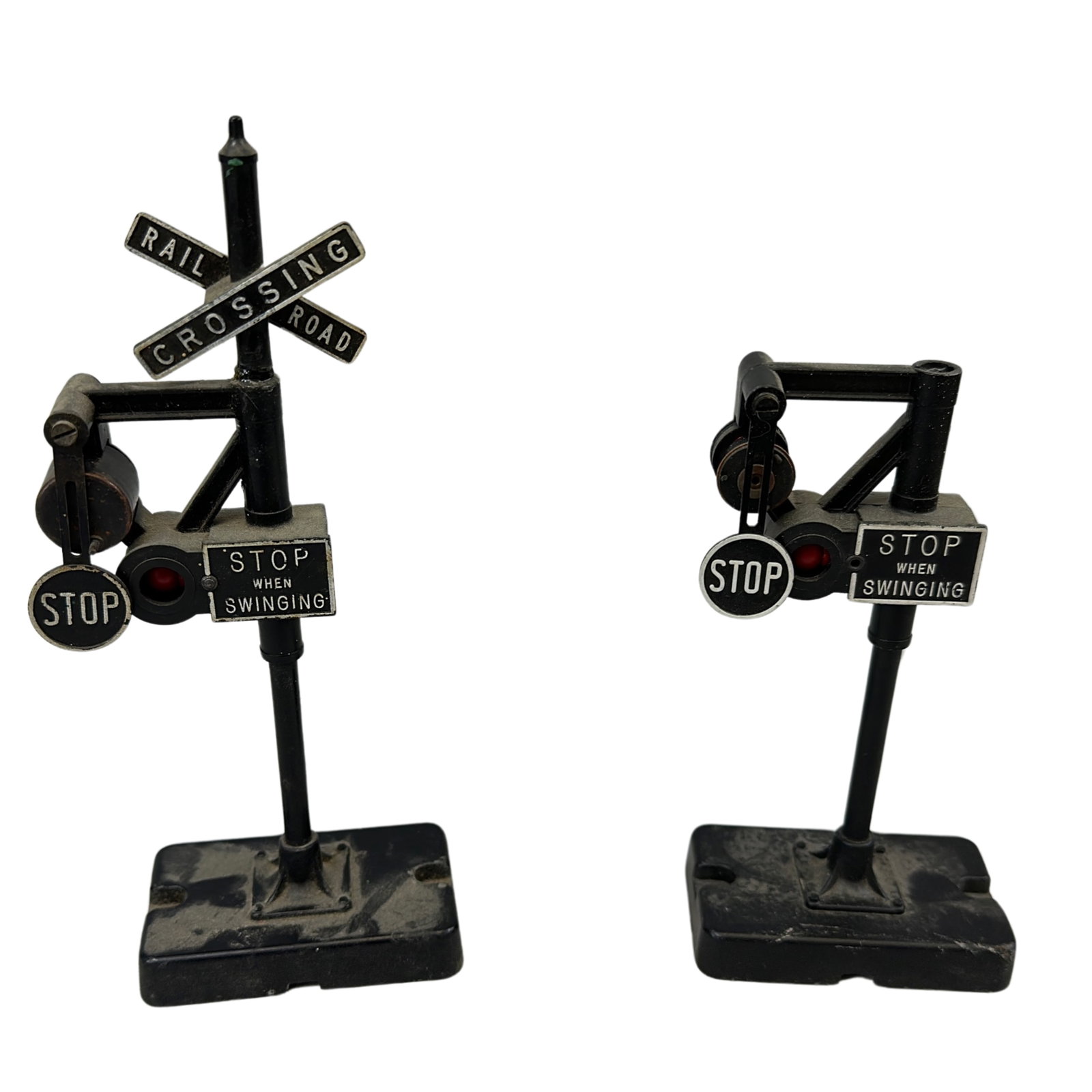 2 Lionel Banjo Signals No. 140 Diecast Metal: 2 Lionel Banjo Signals No. 140 Diecast Metal