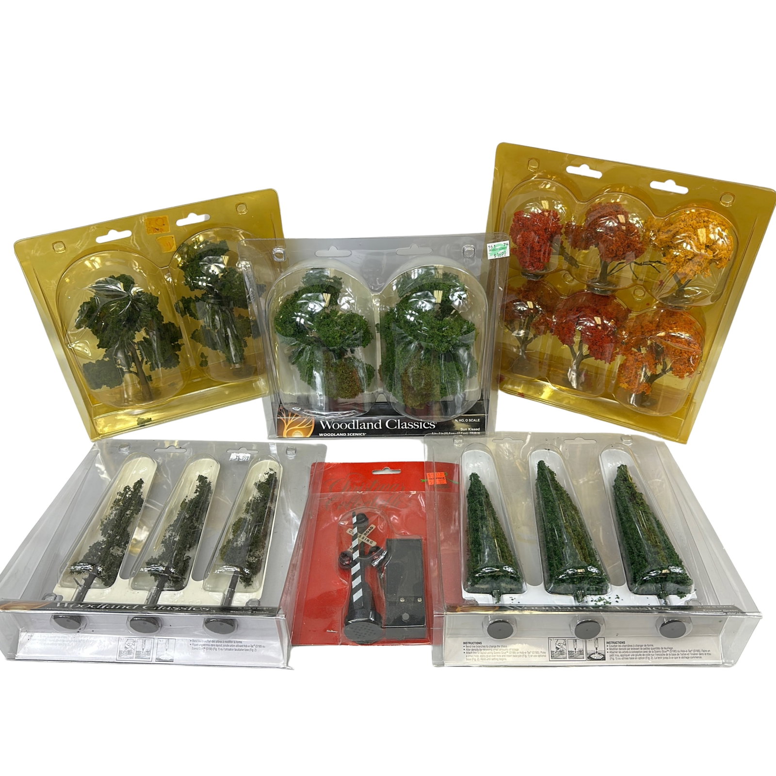 Model Train Trees Scenery Woodland Classics New: Lot of Model Train Trees Scenery Original Packages Woodland Classics