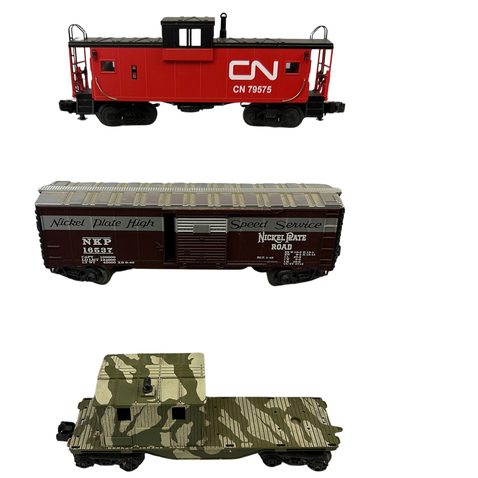 Lionel Work Caboose CN 79575+IDM UMD 16537 Nickel Plate (1 of 9)