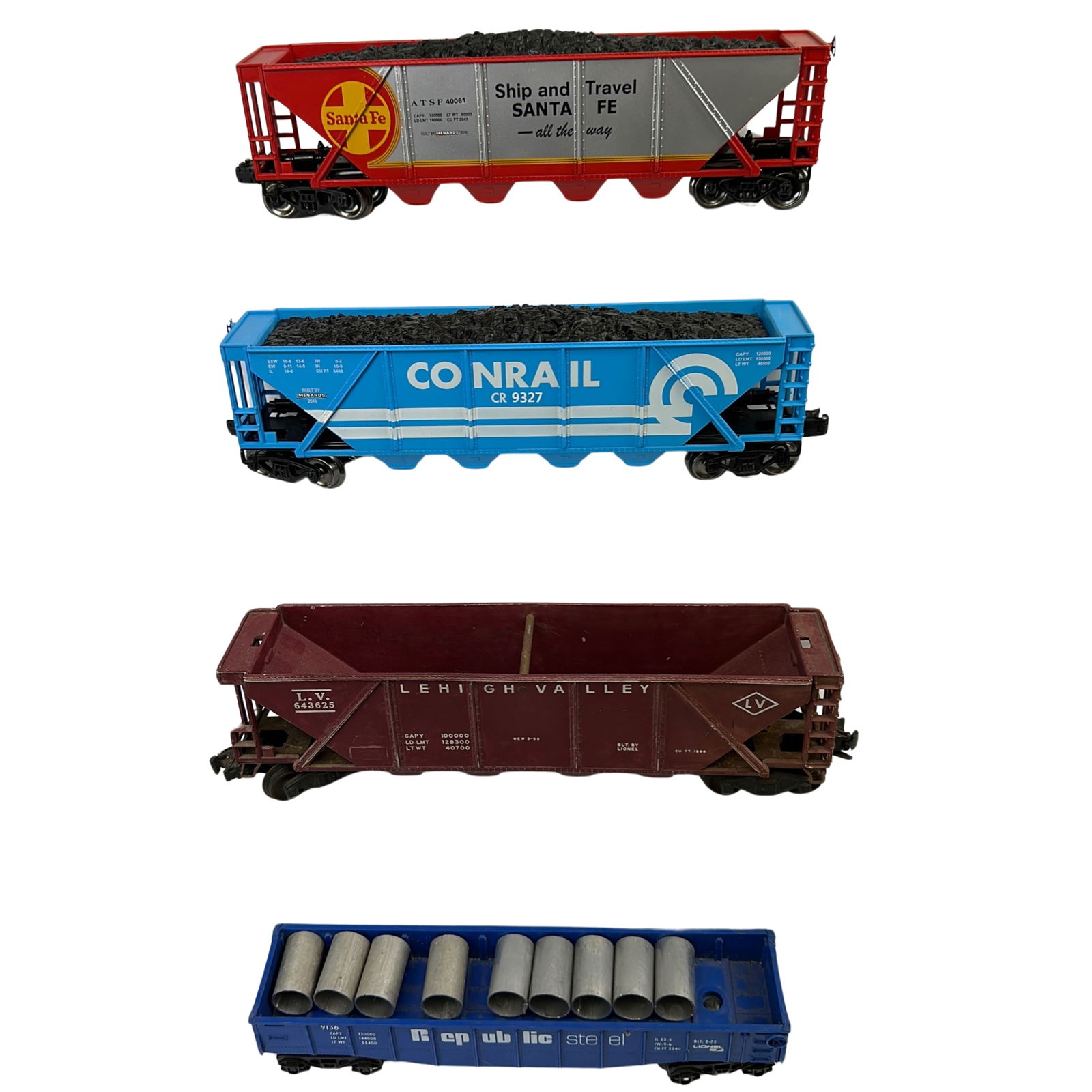 Lionel 643625 9136 & Menards 9327 40061 Coal Hoppers (1 of 8)