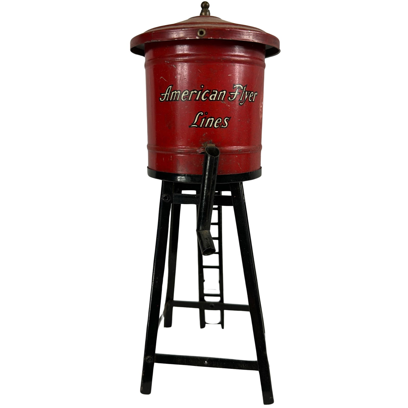 American Flyer Water Tank Steel Model 2020: Vintage Pre-War American Flyer Water Tank Pressed Metal Model 2020