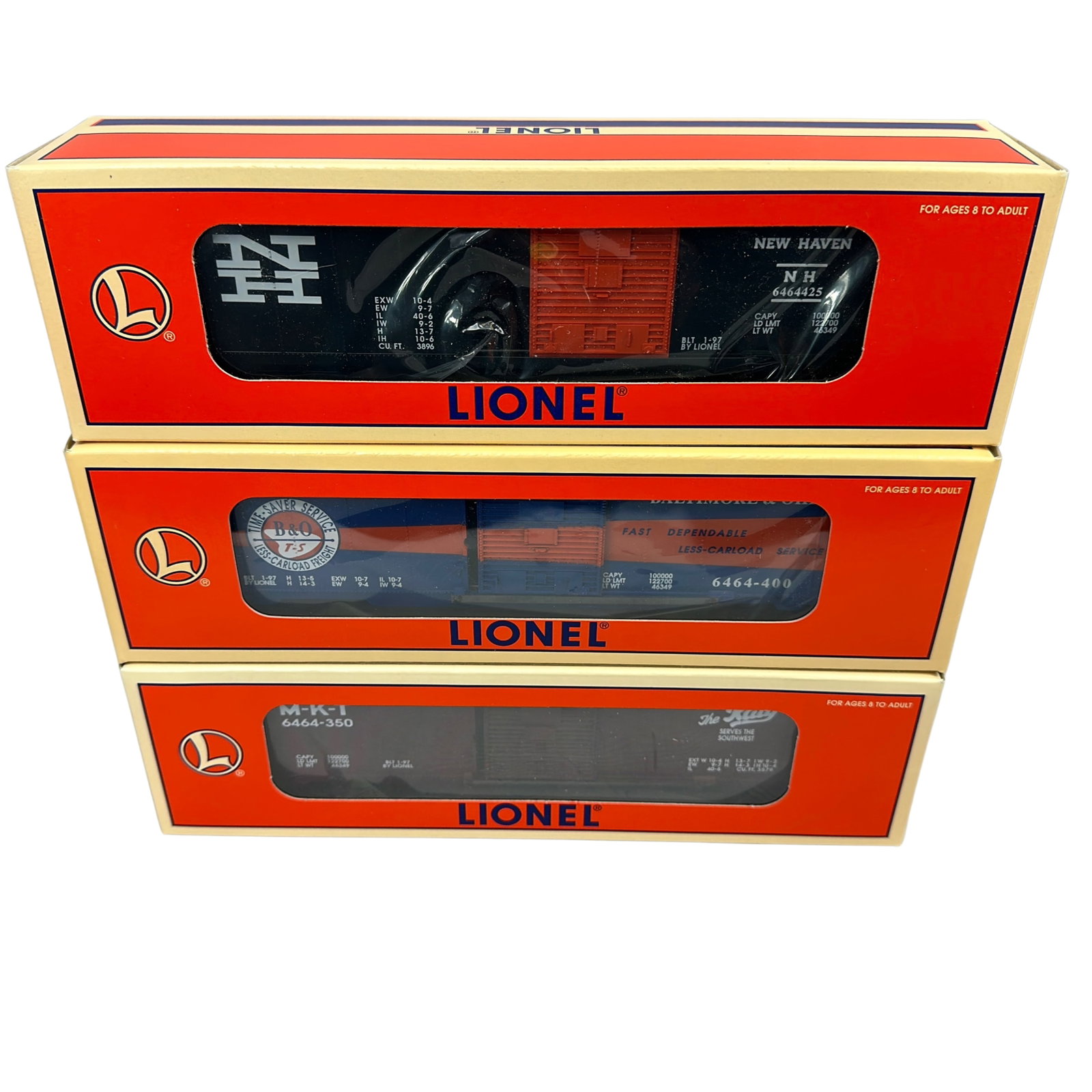 Lionel 6464 VI 425 NewHaven 400 B&O Timesaver 350 MKT: Original Box Lionel 6464 Boxcar Series VI 425 New Haven 400 B&O Timesaver 350 MKT