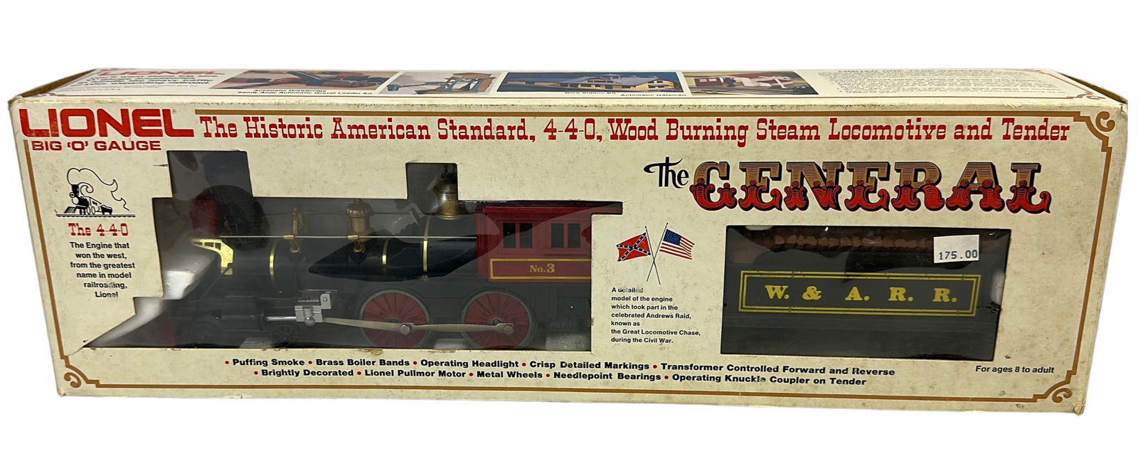 Lionel The General 440 No 3 Steam Engine Caboose 8701 (1 of 9)