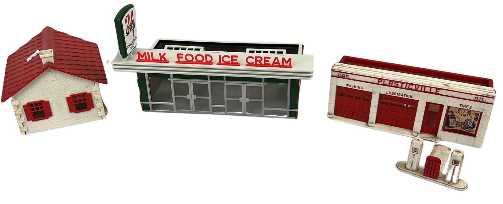 Plasticville Gas Oil Tires Service Station Gas Pumps+ (1 of 6)