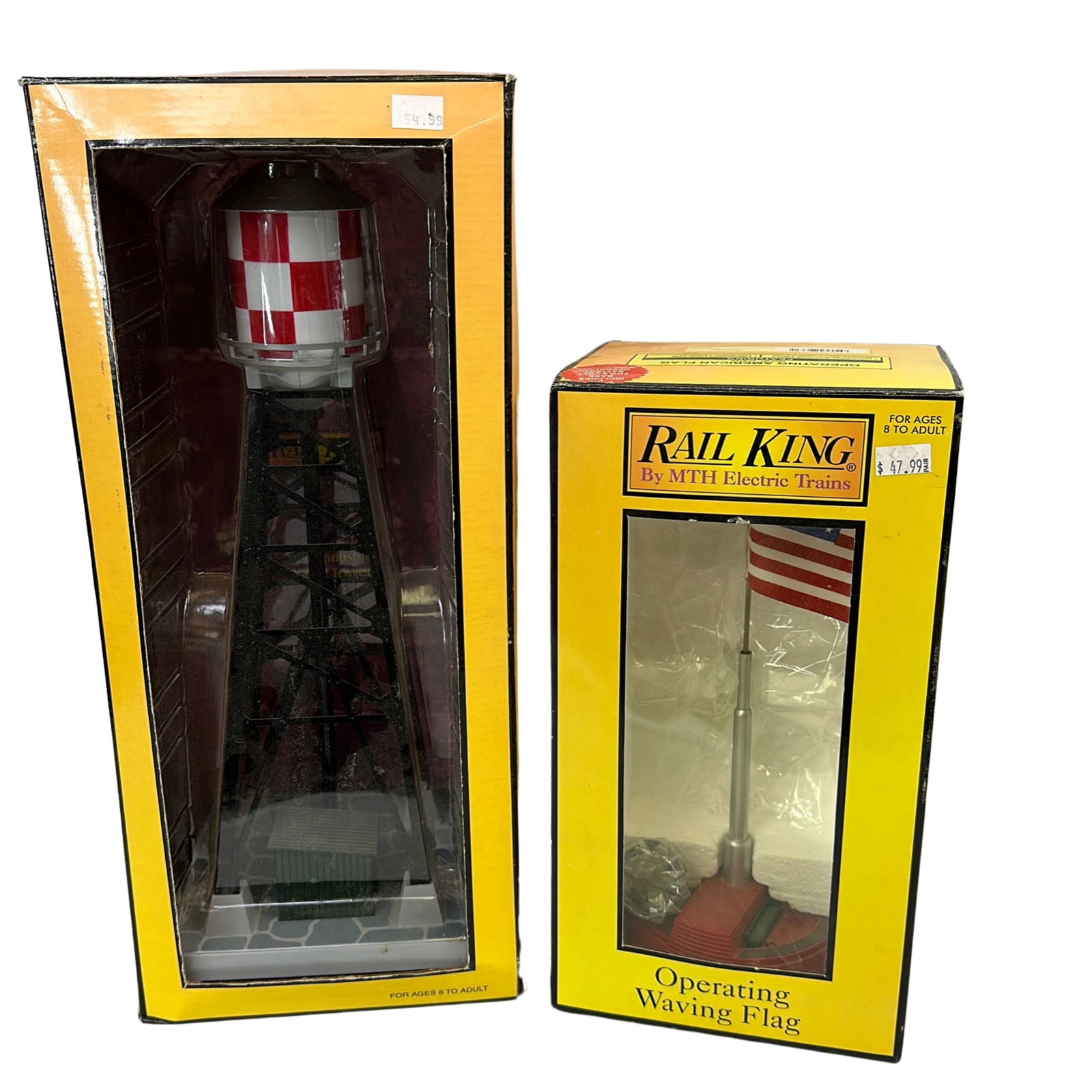 MTH Engine Waving USA American Flag 30-9103+193 Tower (1 of 6)