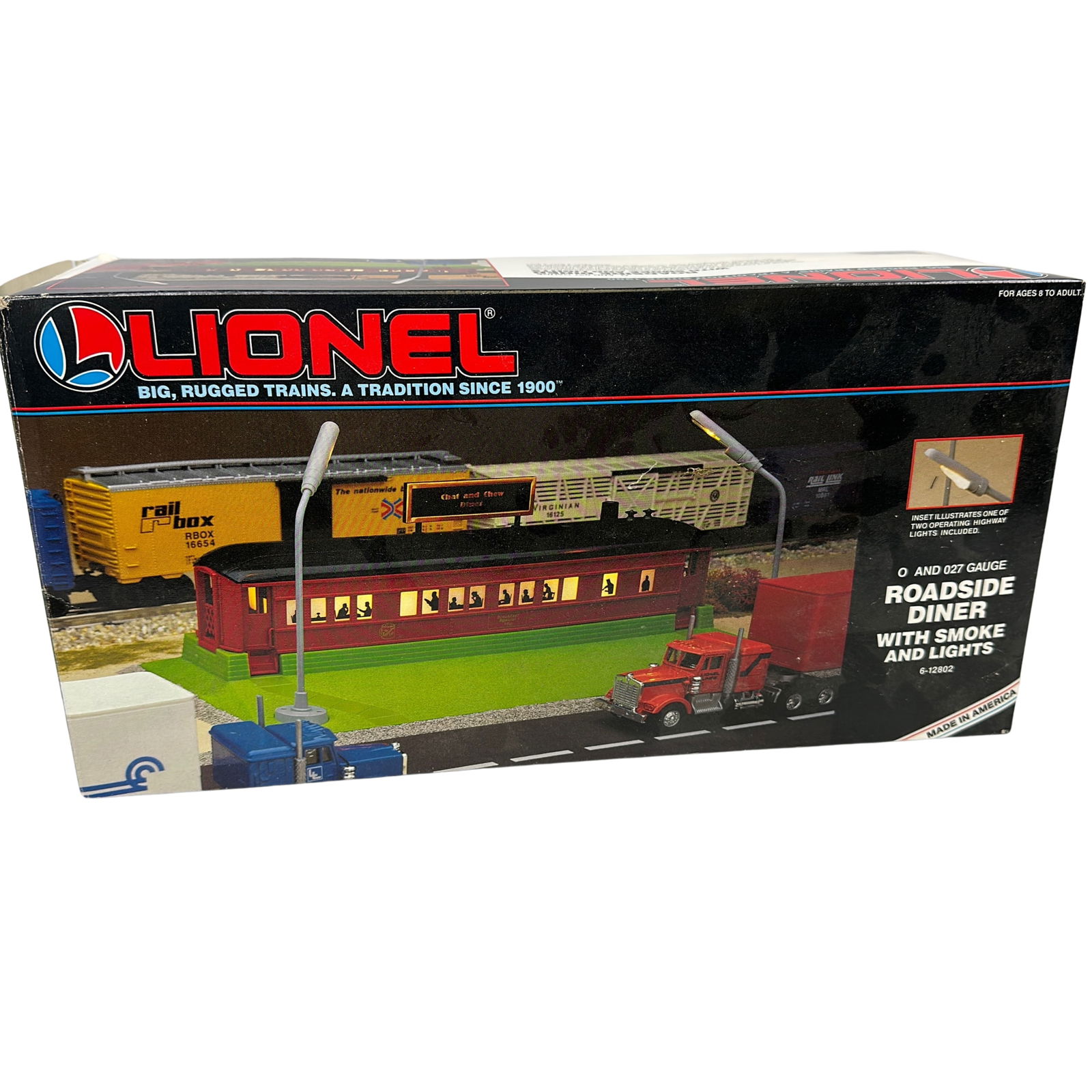 1992 Lionel Roadside Diner Passenger 12802 Smoke Lights (1 of 7)