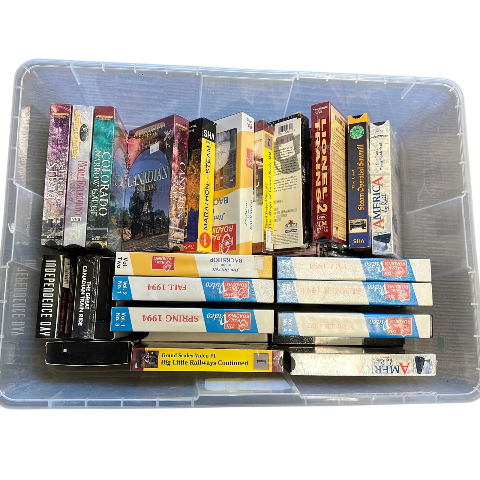 VHS Tapes of Trains Model Real Repairing Star Wars: Big Lot VHS Tapes of Trains Model Real Repairing Star Wars