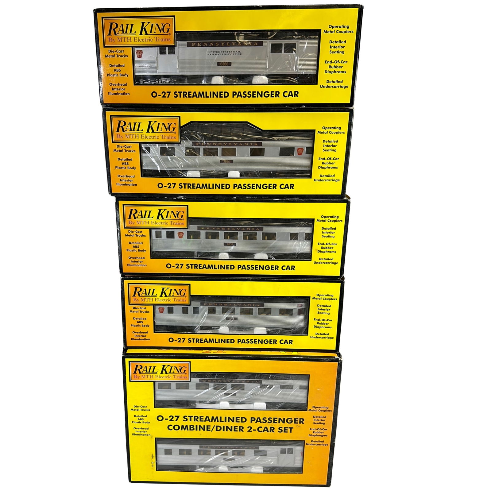 MTH Passenger Observation VistaDome Streamlined Baggage (1 of 7)