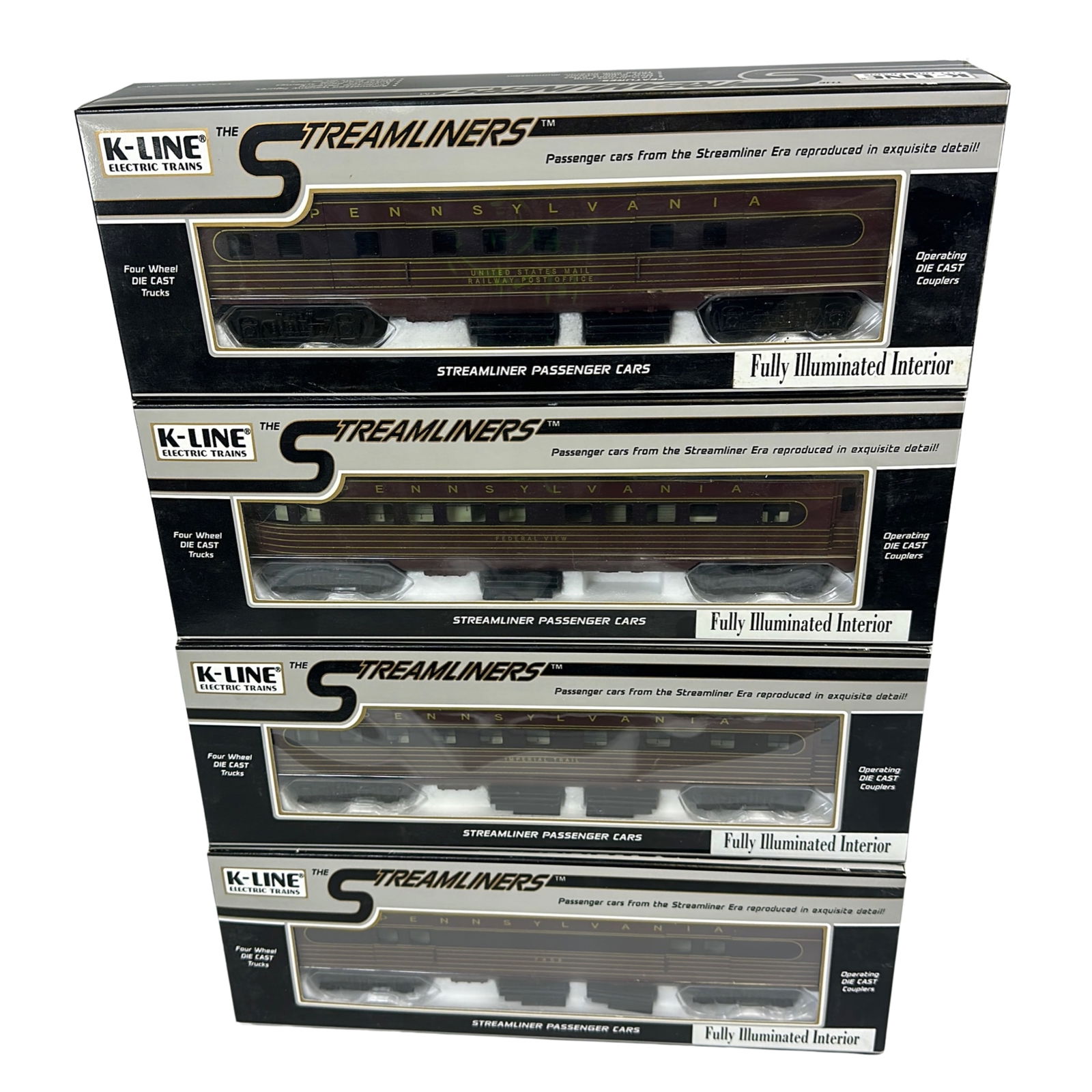 K-Line Streamliners Passenger K4580-8018 7458 8115 5468 (1 of 8)