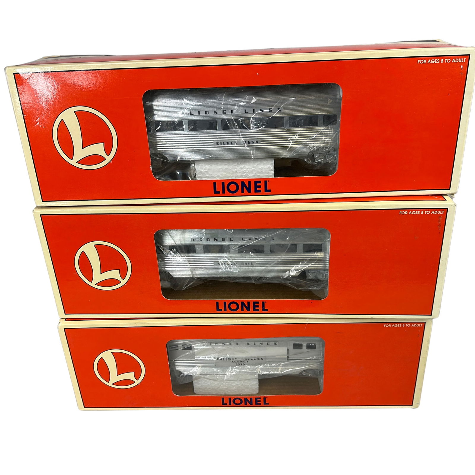 Lionel Passenger Observation Baggage Coach 19160 61 63: Original Box Lionel Passenger Cars Observation Baggage Coach 19160 61 63