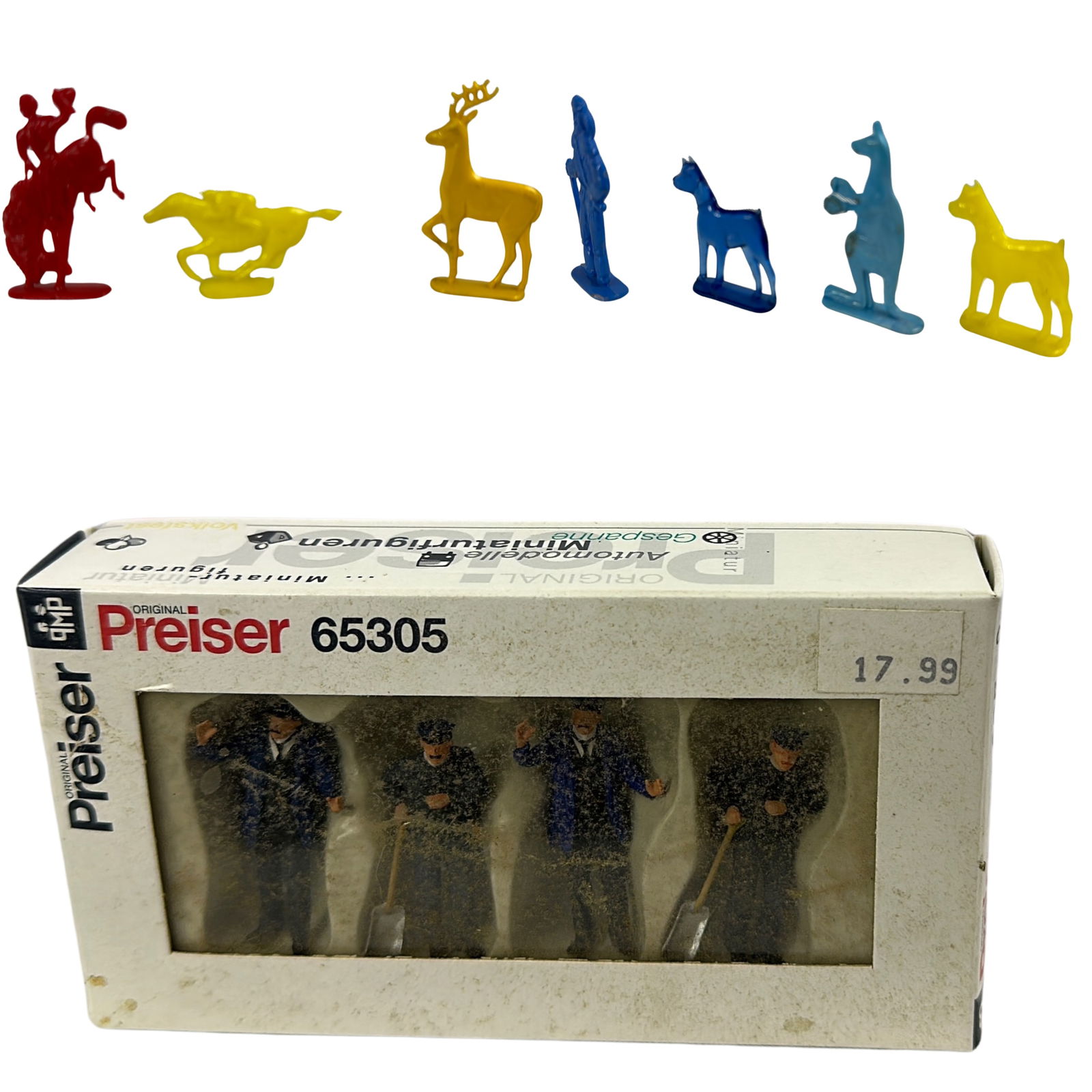CrackerJackPrizes Kangaroo Race Horse Dog Preiser 65305 (1 of 4)