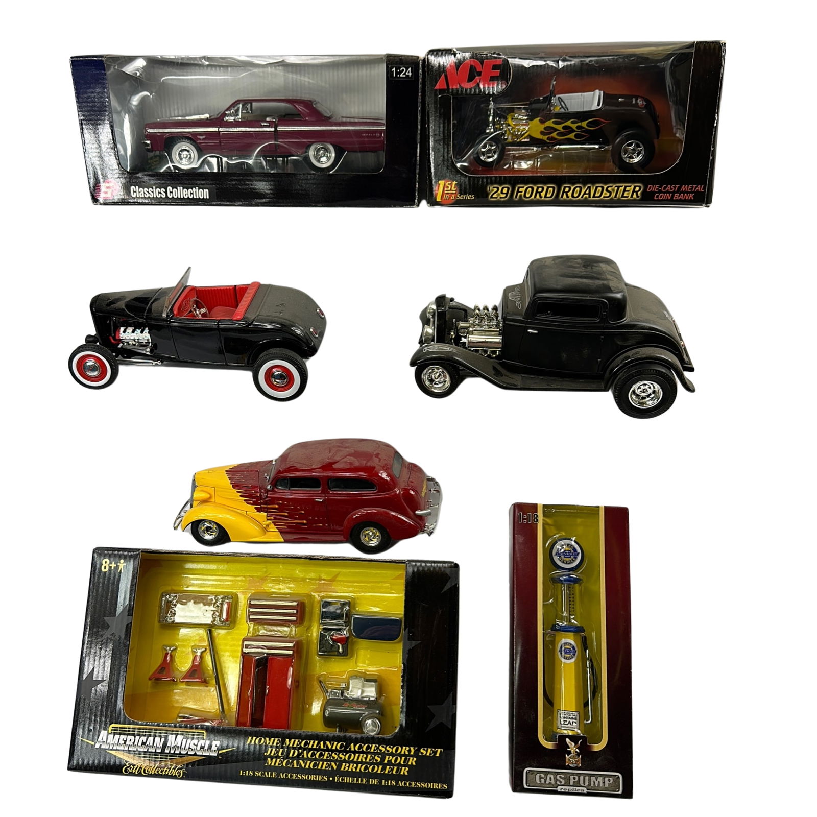 LOT Diecast Autos Hot Rods ACE Hardware ERTL Gas Pump (1 of 8)