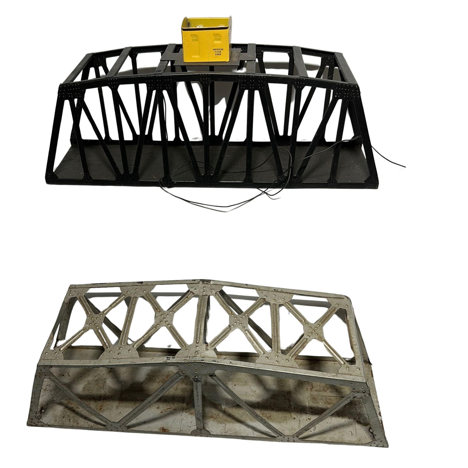 Trestle Bridge LOT Metal 24" MARX Wabash & Lighted (1 of 7)