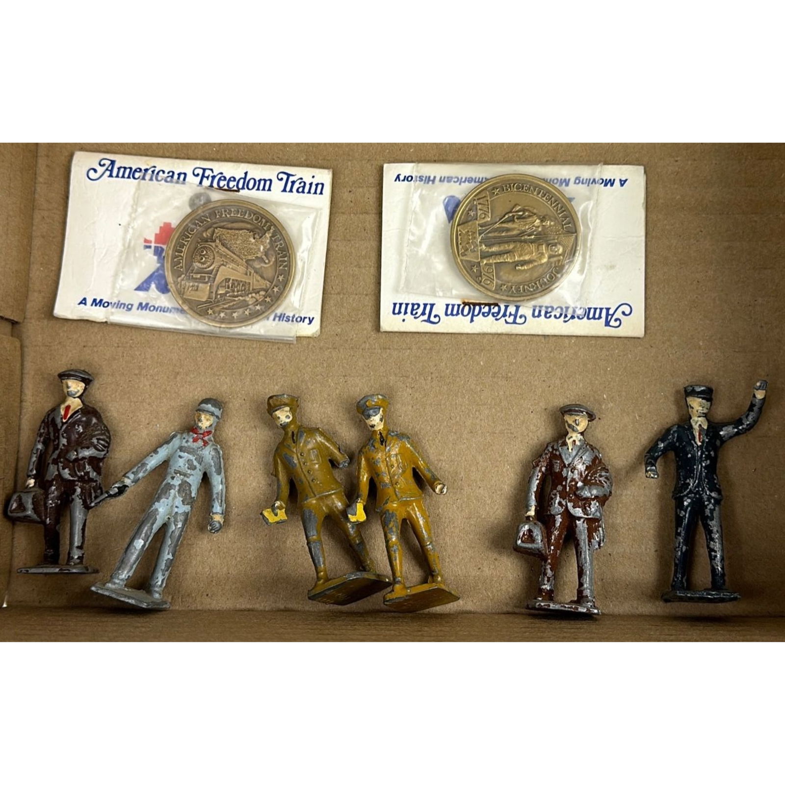 Antique Toy Figures MailConductorPolice Lincoln Britain (1 of 3)