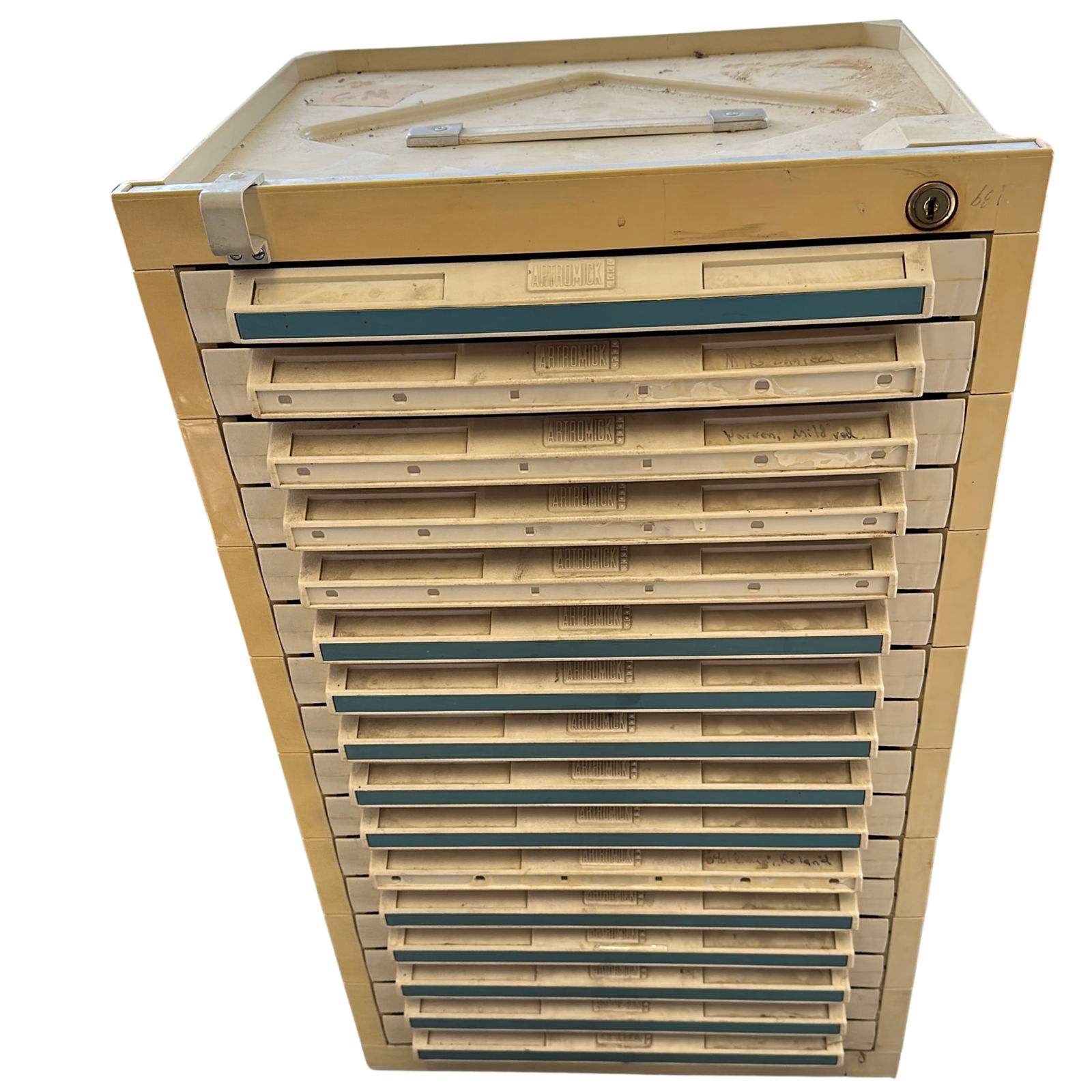 Artromick Organizer Cabinet Partial-Filled Train Parts (1 of 18)