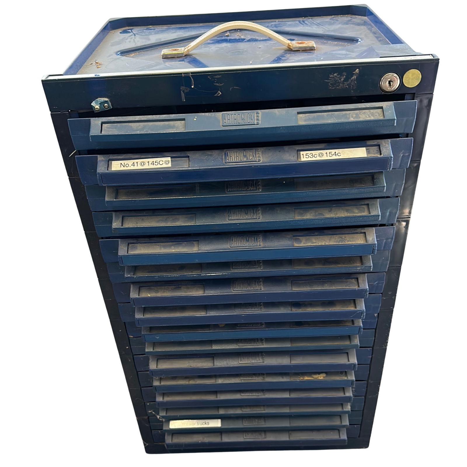 Artromick Organizer Cabinet Partial-Filled Train Parts (1 of 15)