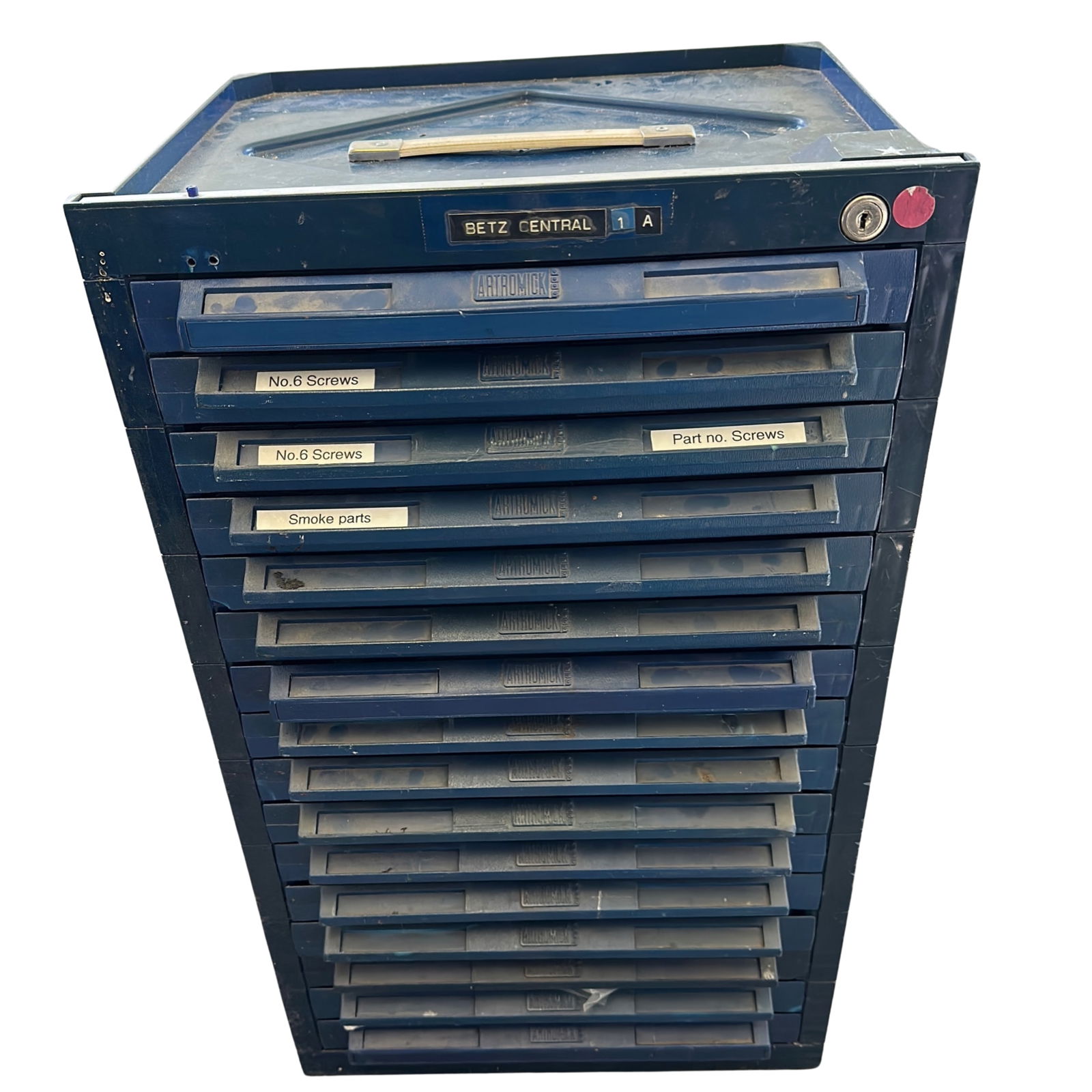 Artromick Organizer Cabinet Partial-Filled Train Parts (1 of 17)