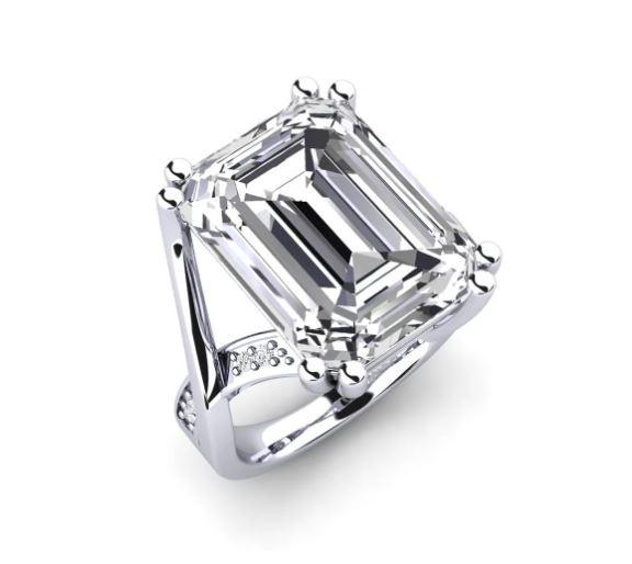 Certified 3.1 ctw Diamond Ring - 14K White Gold (1 of 6)