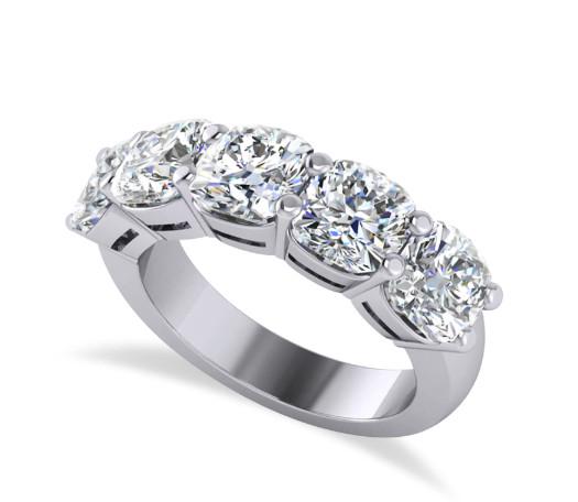 Certified 2.5 ctw Diamond Ring - 14K White Gold (1 of 5)