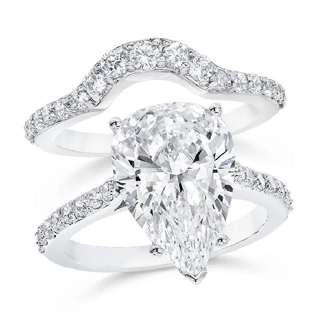 Certified 2.3 ctw Diamond Ring - 14K White Gold (1 of 4)