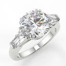 Certified 2.4 ctw Diamond Ring - 14K White Gold