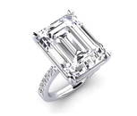 Certified 3.2 ctw Diamond Ring - 14K White Gold