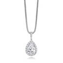 Certified 1.7 ctw Diamond Necklace - 14k White Gold