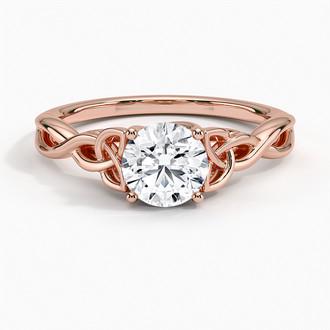 Certified 1 ctw Diamond Ring - 14K Rose Gold (1 of 4)
