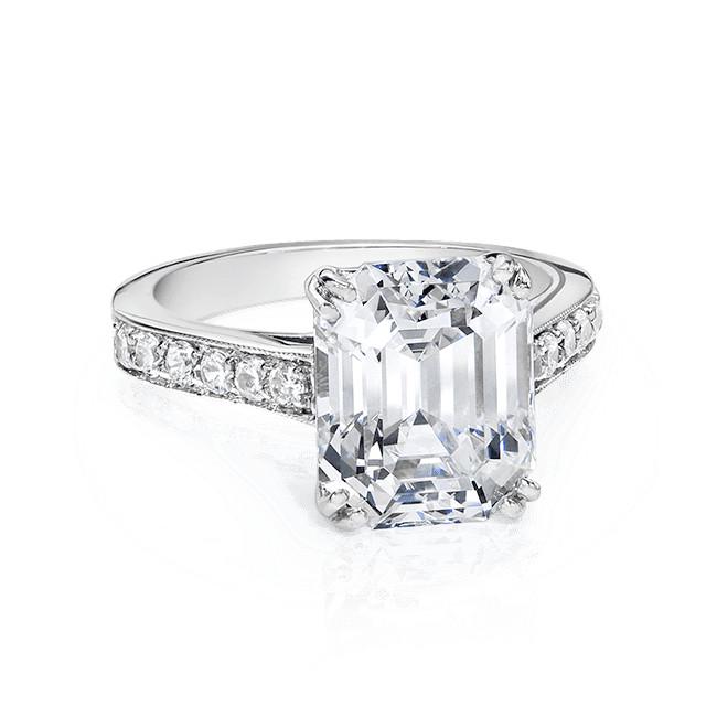 Certified 2.2 ctw Diamond Ring - 14K White Gold (1 of 4)