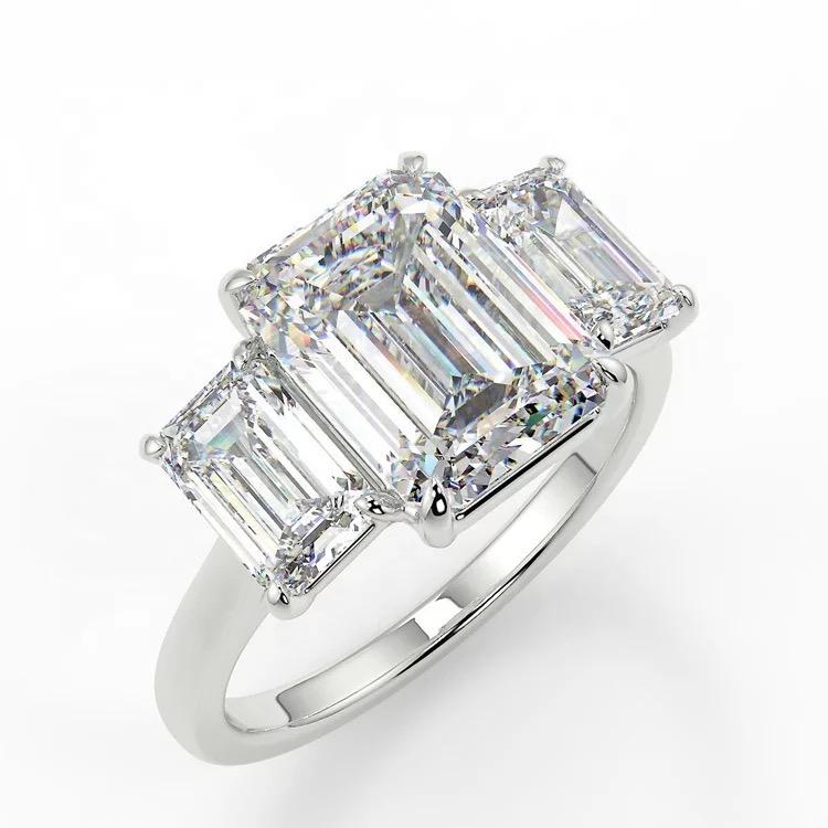 Certified 3 ctw Diamond Ring - 14K White Gold (1 of 4)