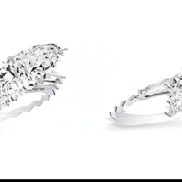 Certified 2.6 ctw Diamond Ring - 14K White Gold