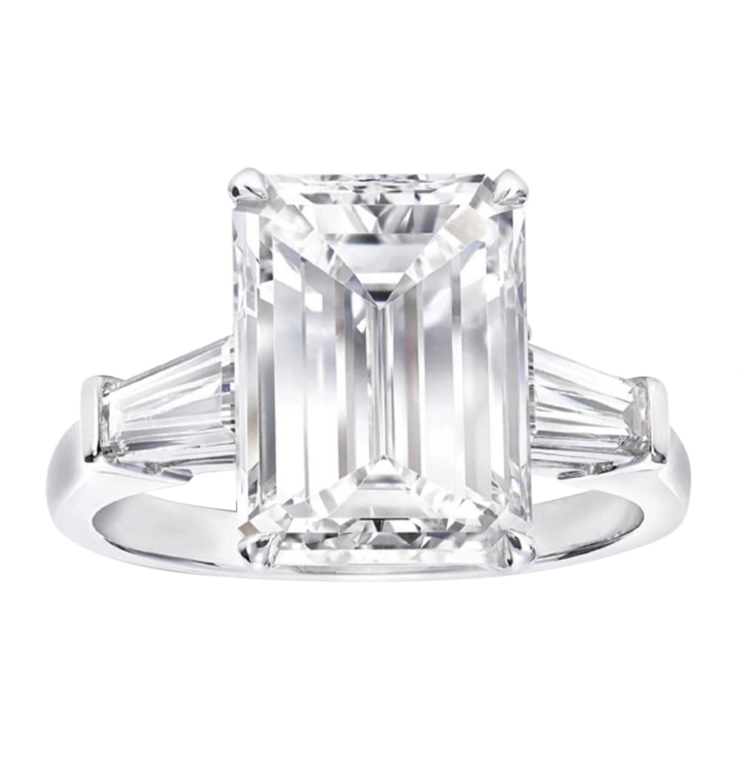Certified 3.5 ctw Diamond Ring - 14k White Gold (1 of 4)