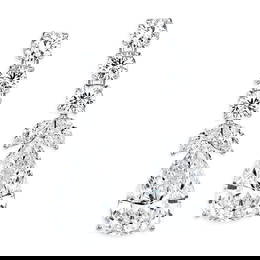 Certified 9.4 ctw Diamond Earrings - 14k White Gold