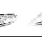 Certified 1 ctw Diamond Ring - 14k White Gold