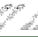 Certified 5.3 ctw Diamond Earrings - 14K White Gold