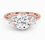 4 ctw Certified Diamond Ring - 14k Rose Gold