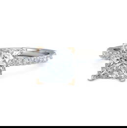 Certified 2.2 ctw Diamond Ring - 14K White & Rose Gold