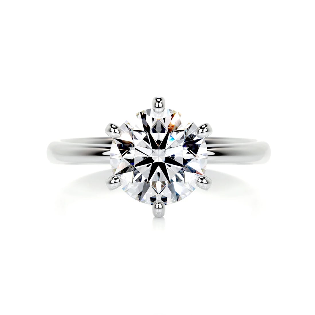 3 ctw Certified Diamond Ring - 14k White Gold (1 of 4)