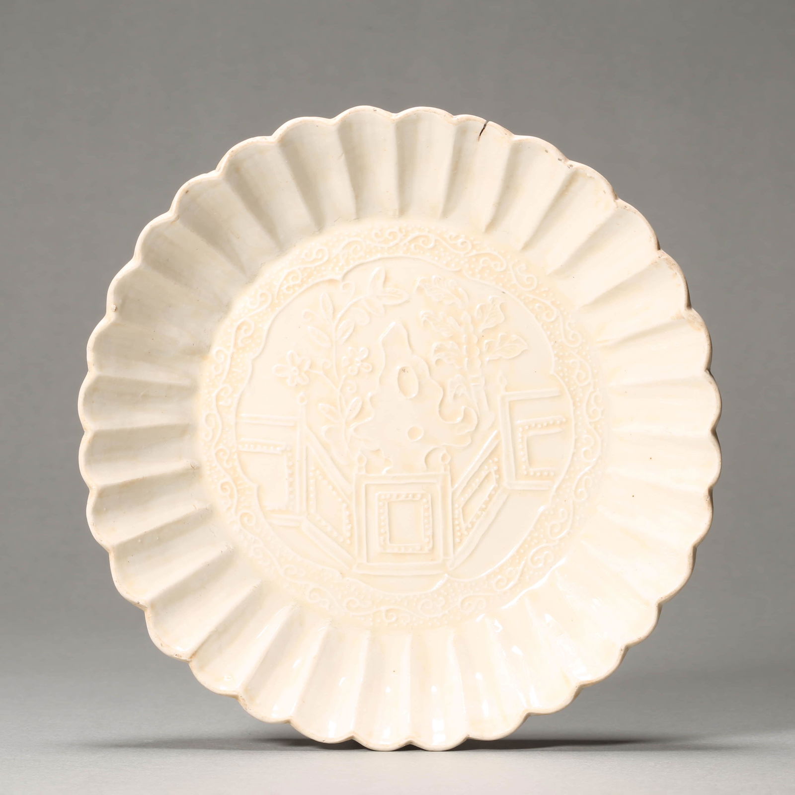 Ding Ware Antiques Lobed Plate (1 of 7)