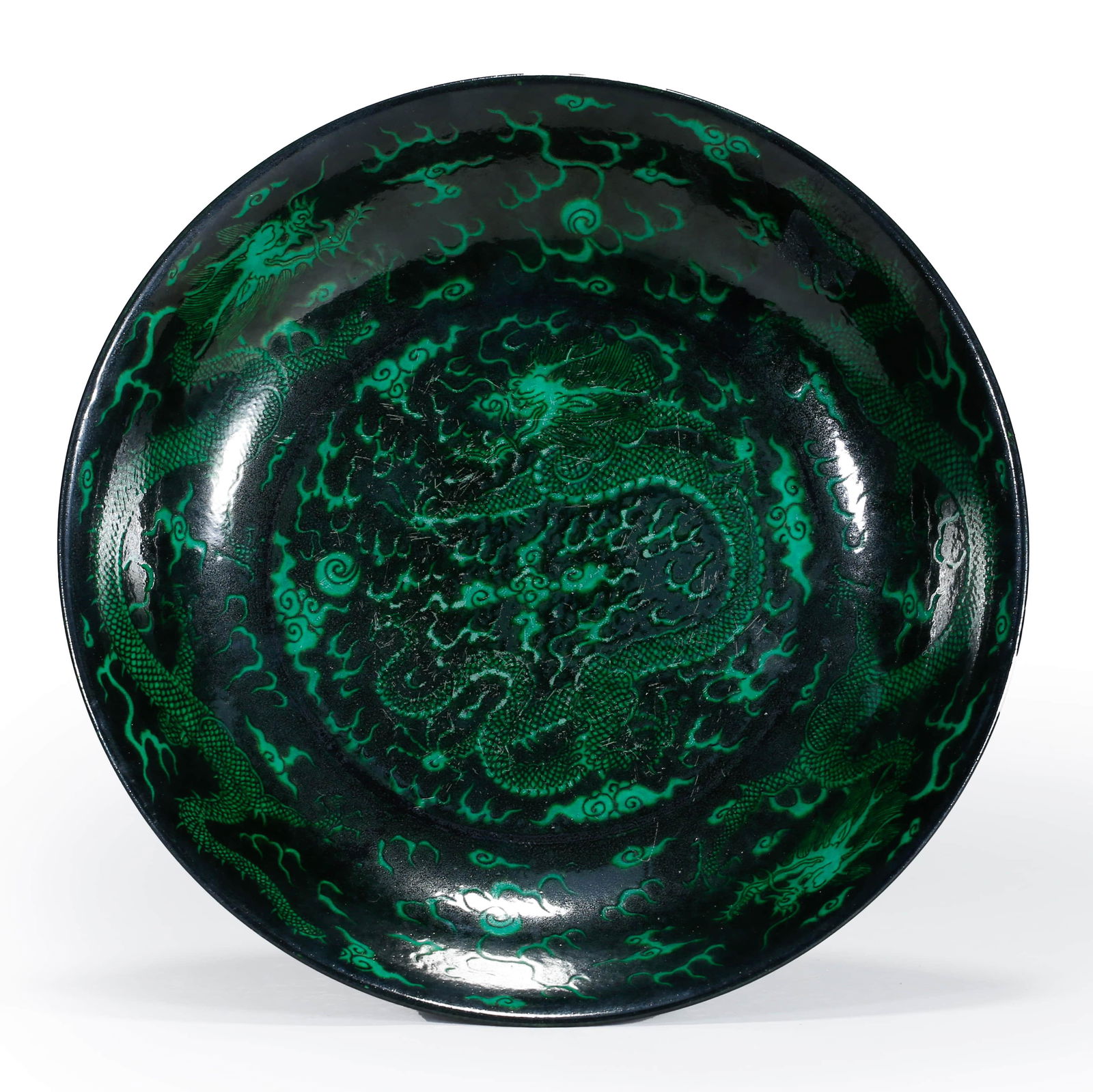 Black Ground Dragon Plate (1 of 10)