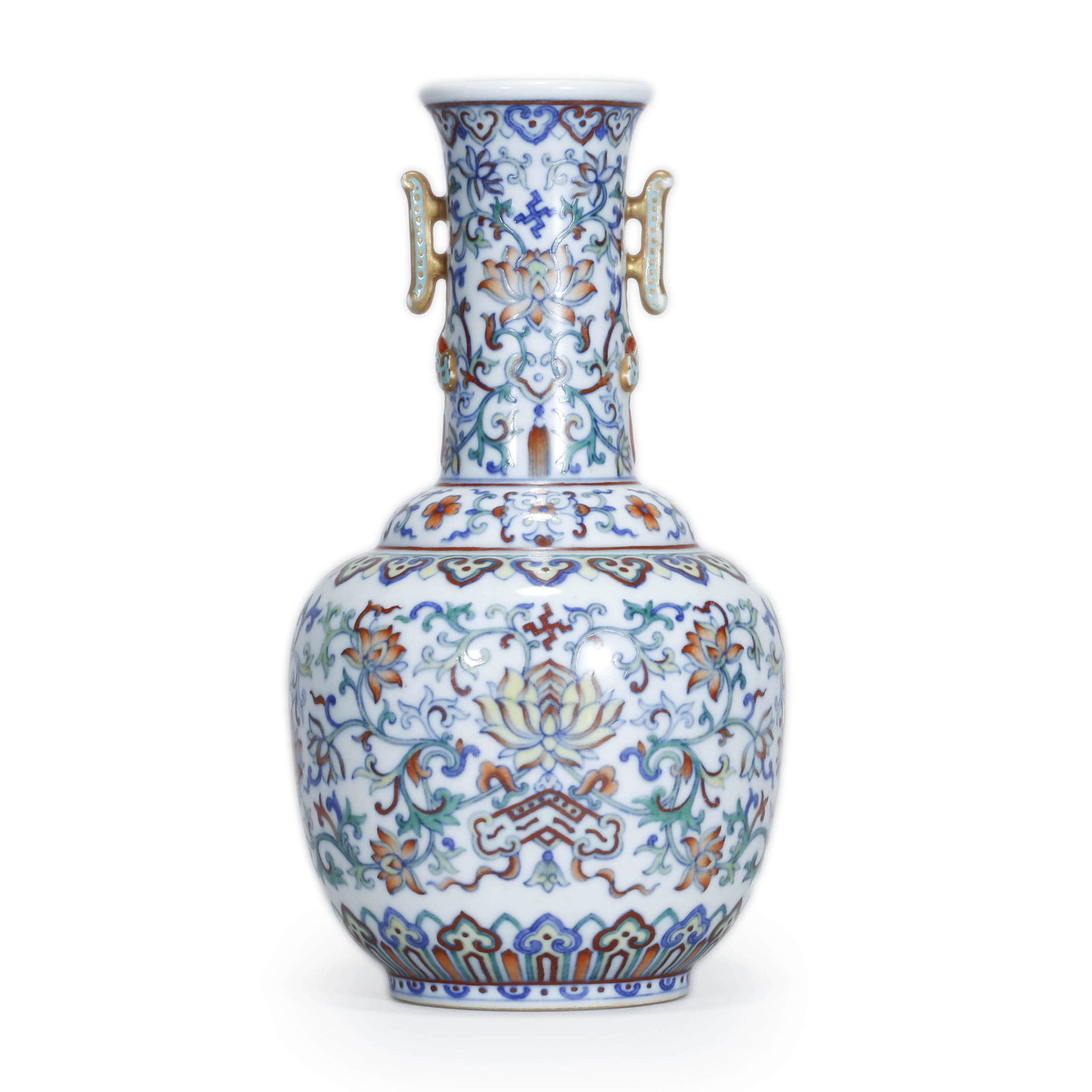 Doucai Double-Ears Vase (1 of 11)