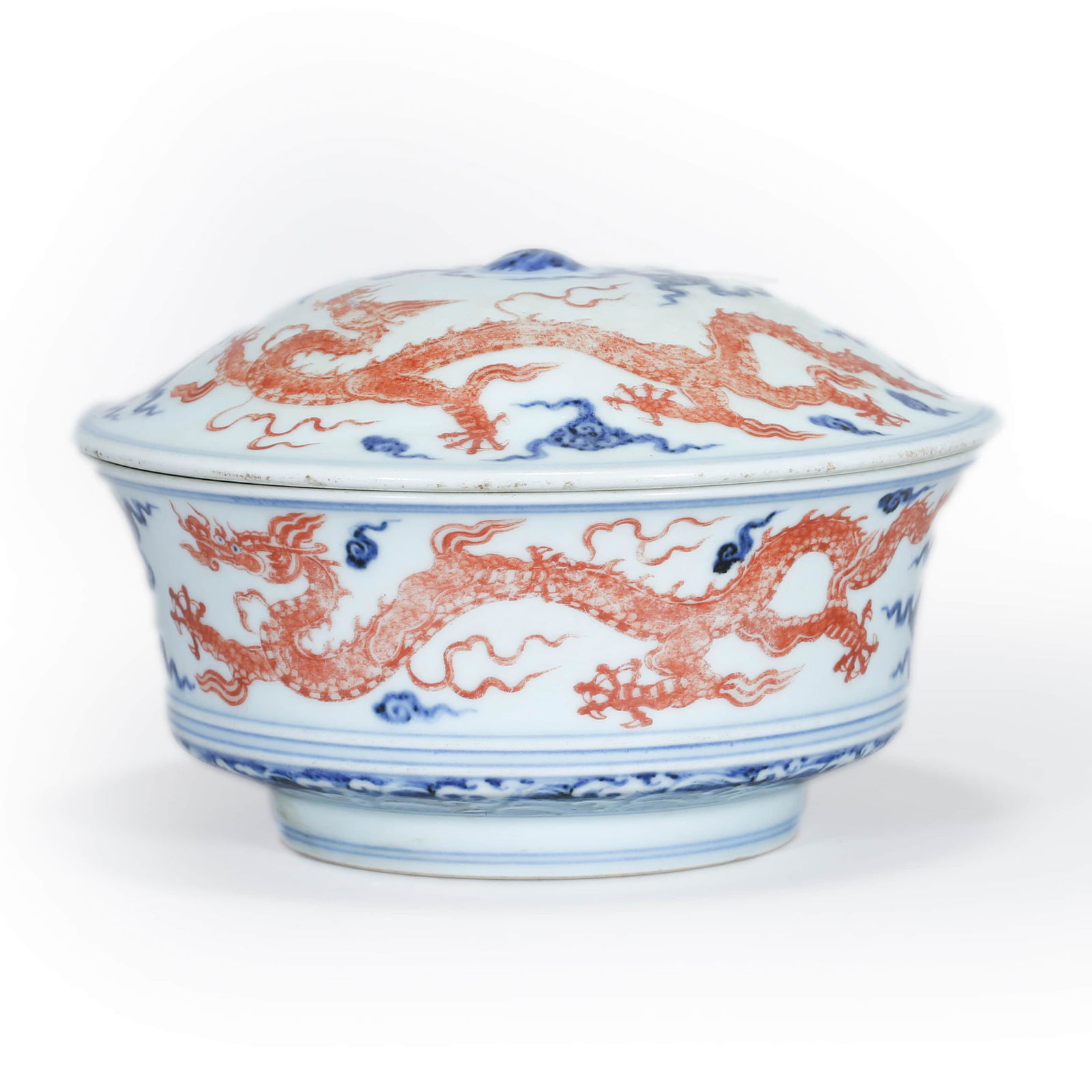 Blue And White Iron-Red Dragon Bowl (1 of 13)