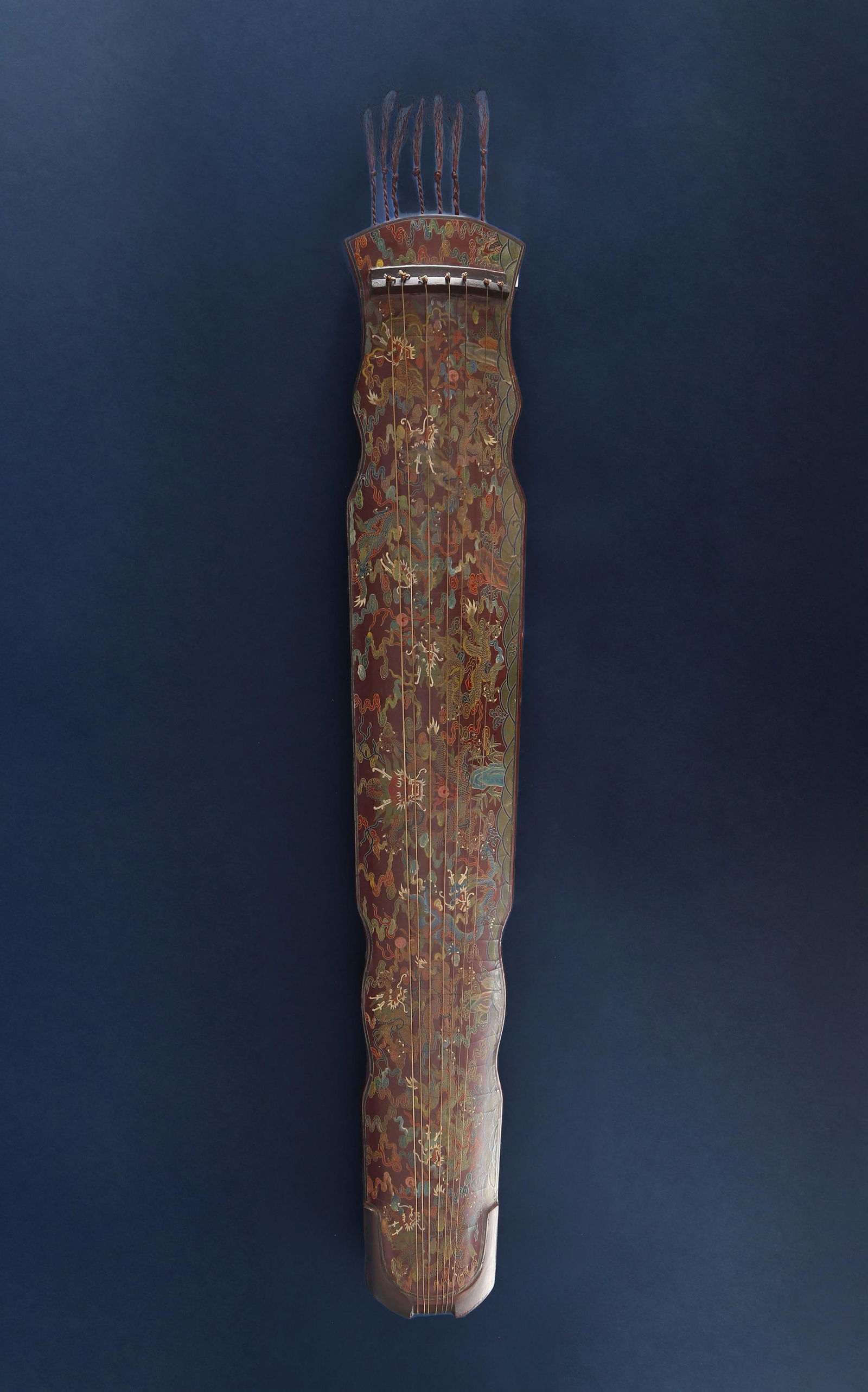 A Lacquered Dragon Wood Musical Qin Apr 10, 2023 Alden's Auction in CA