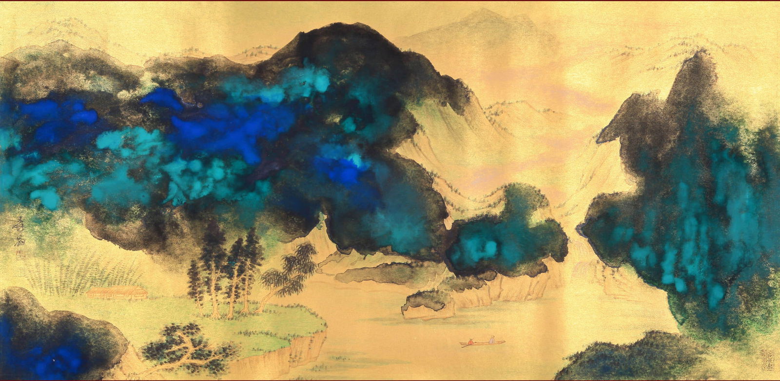 ZHANG DAQIAN (1899-1983), ATTRIBUTED TO, LANDSCAPE (1 of 13)