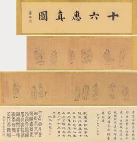 DING GUANPENG (1708-1771), ATTRIBUTED TO, FIGURES