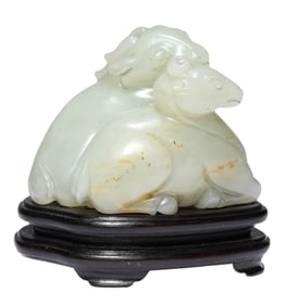 A JADE SHEEP