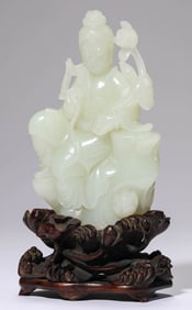 A JADE FIGURE OF GUANYIN