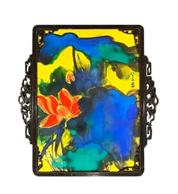 ATTRIBUTED TO ZHANG DAQIAN (1899-1983), LOTUS