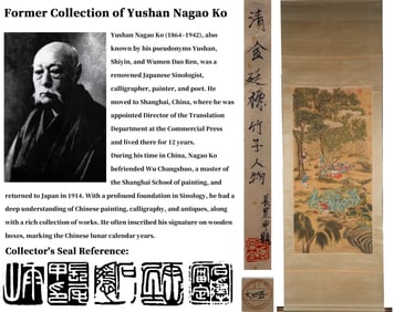 ATTRIBUTED TO JIN TINGBIAO, BAMBOO AND FIGURES